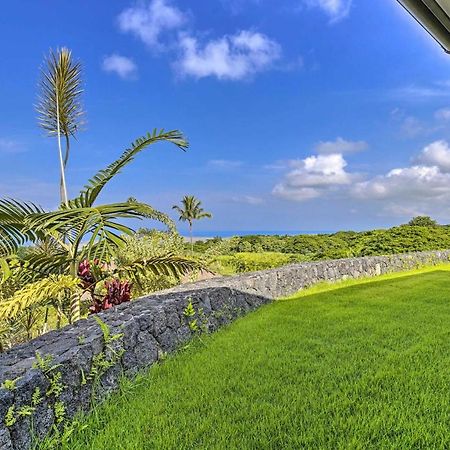 Sweeping Ocean Views Ideal Location Gated Villa Kailua-Kona Exterior photo